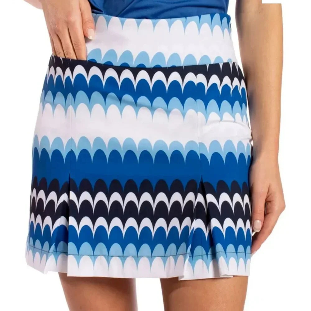 Golftini Women's 17.5” Beachy Waves Golf Skort